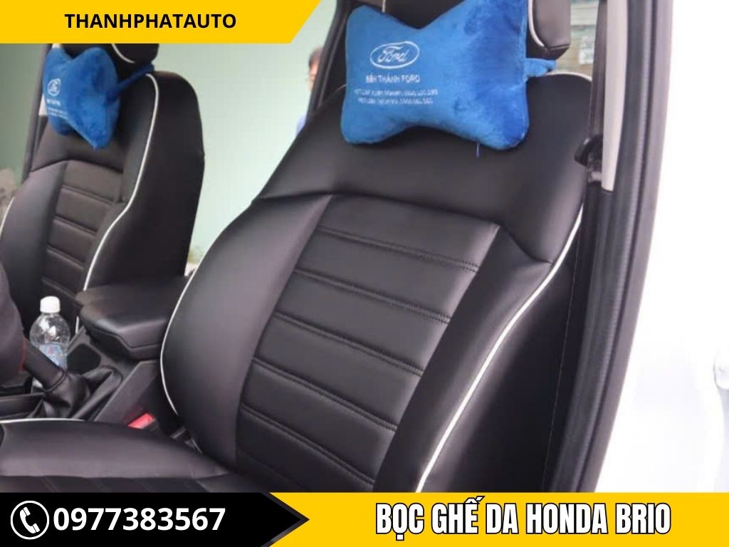 Chia Sẻ Kinh Nghiệm Bọc Ghế Da Xe Honda Brio