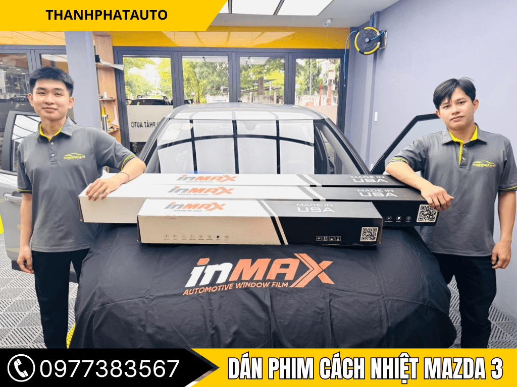 Dán Phim Cách Nhiệt Xe Mazda 3