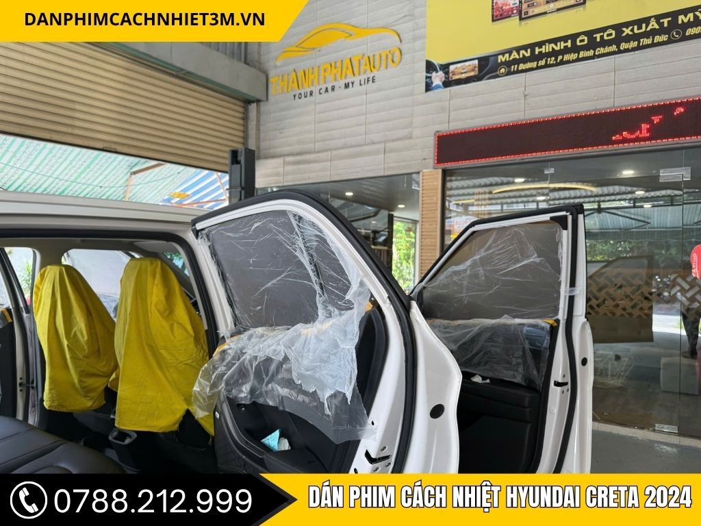 Dán Phim Cách Nhiệt Hyundai Creta 2024