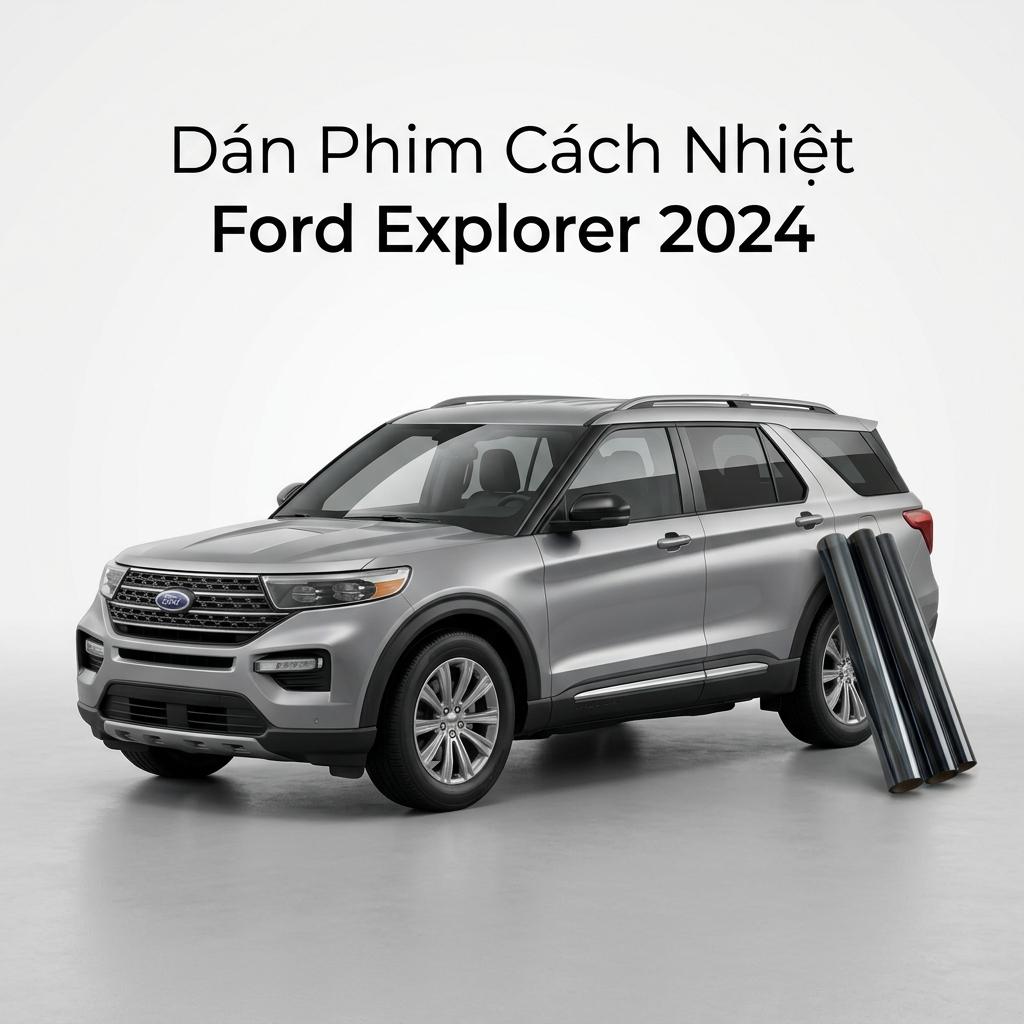Dán Phim Cách Nhiệt Ford Explorer 2024 Chính Hãng Cao Cấp TPHCM chính hãng