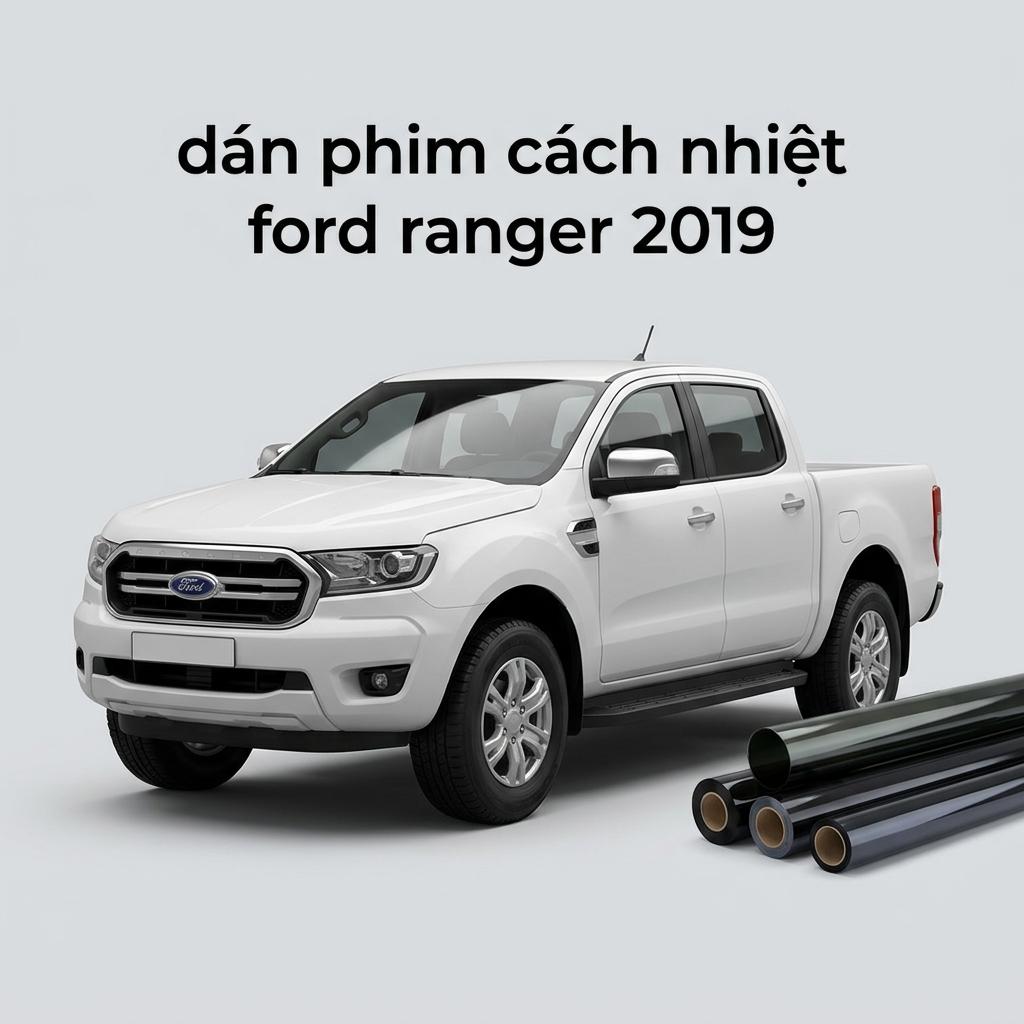 Dán Phim Cách Nhiệt Ford Ranger 2019 Chính Hãng Lắp Đặt Tận Nơi TPHCM chính hãng