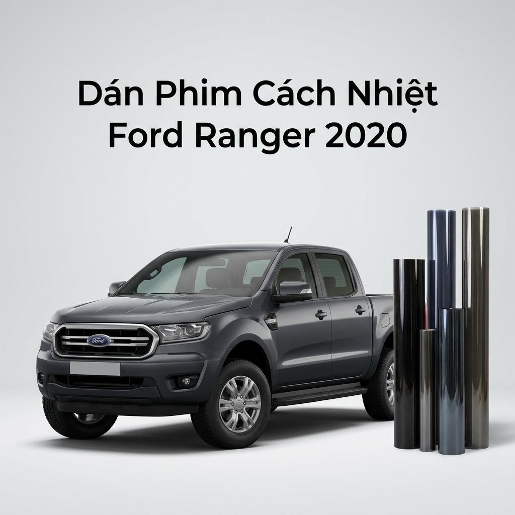 Dán Phim Cách Nhiệt Ford Ranger 2020 Chính Hãng Lắp Đặt Tận Nơi chính hãng