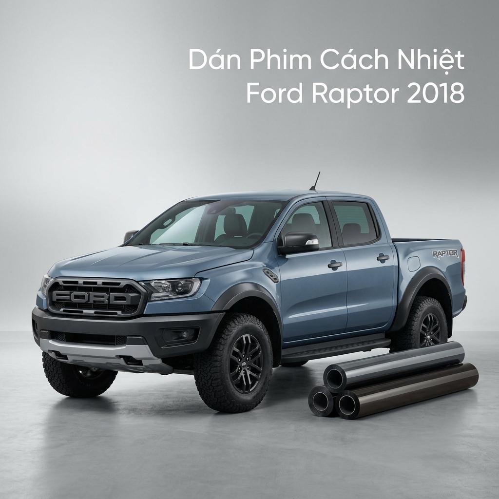 Dán Phim Cách Nhiệt Ford Raptor 2018 Giá Tốt Lắp Đặt Tận Nơi TPHCM chính hãng
