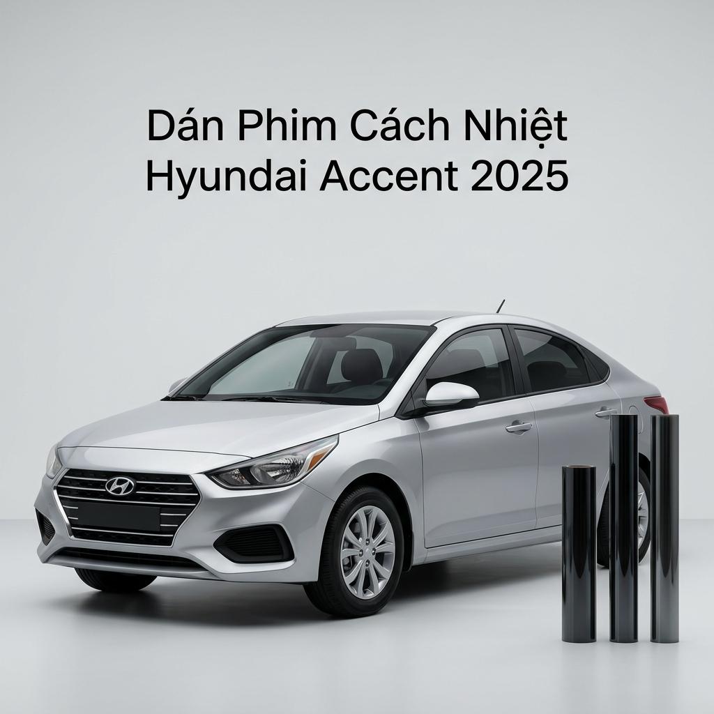 Dán Phim Cách Nhiệt Hyundai Accent 2025 Chính Hãng Ưu Đãi Lắp Đặt Tận Nơi chính hãng