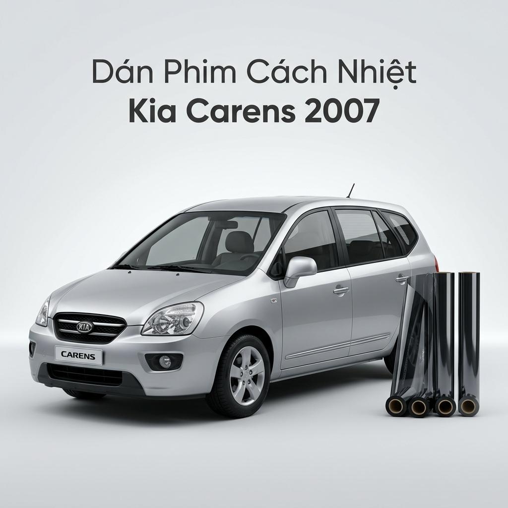 Dán Phim Cách Nhiệt Kia Carens 2007 Giải Pháp Chống Nóng Hiệu Quả TPHCM chính hãng
