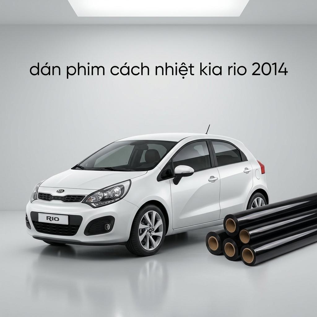 Dán Phim Cách Nhiệt Kia Rio 2014 Chính Hãng Uy Tín Tại TPHCM chính hãng