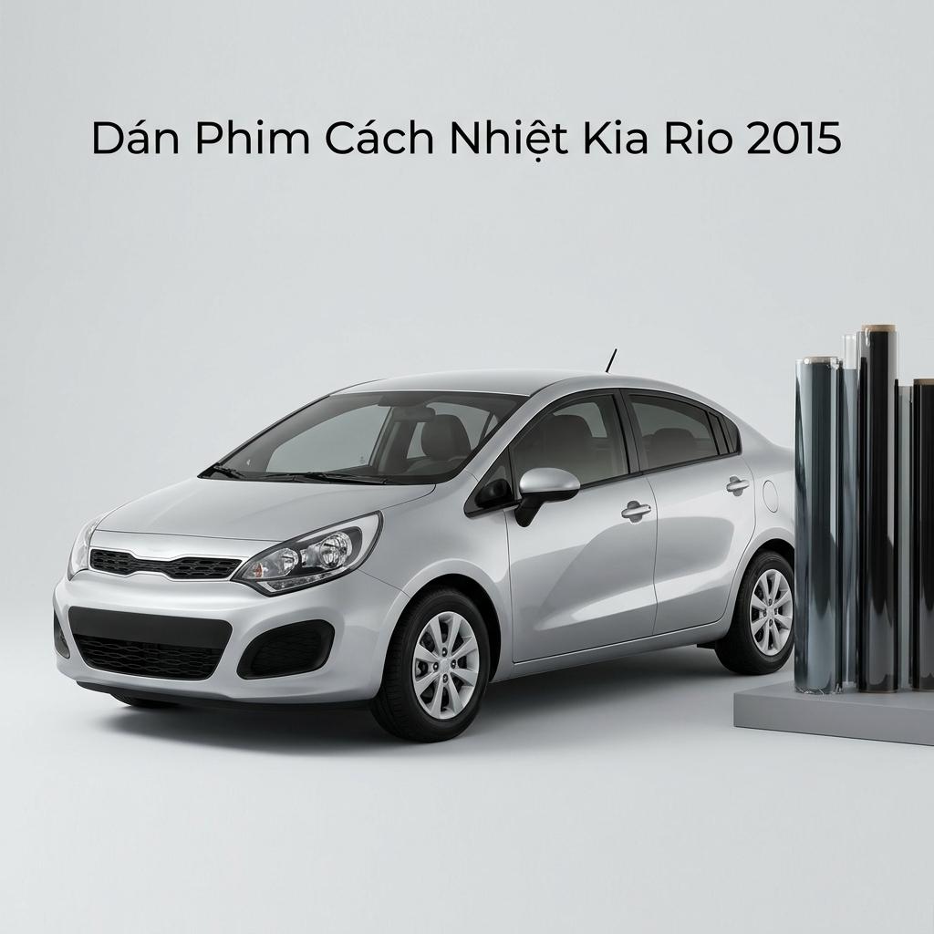 Dán Phim Cách Nhiệt Kia Rio 2015 Giá Tốt Lắp Đặt Tận Nơi TPHCM chính hãng
