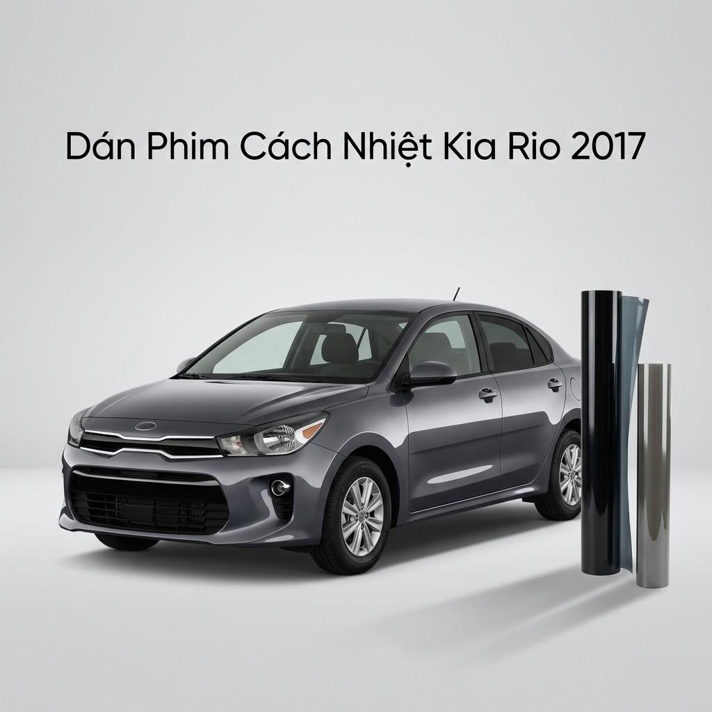 Dán Phim Cách Nhiệt Kia Rio 2017 Giá Tốt Lắp Đặt Tận Nơi Uy Tín chính hãng