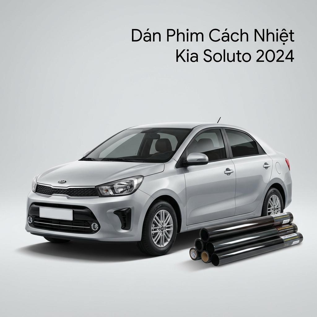Dán Phim Cách Nhiệt Kia Soluto 2024 Chính Hãng - Lắp Đặt Tận Nơi TPHCM chính hãng