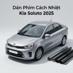 Dán Phim Cách Nhiệt Kia Soluto 2025 Giá Tốt Lắp Đặt Tận Nơi TPHCM