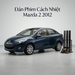 Dán Phim Cách Nhiệt Mazda 2 2012 Chính Hãng Uy Tín Tại TPHCM