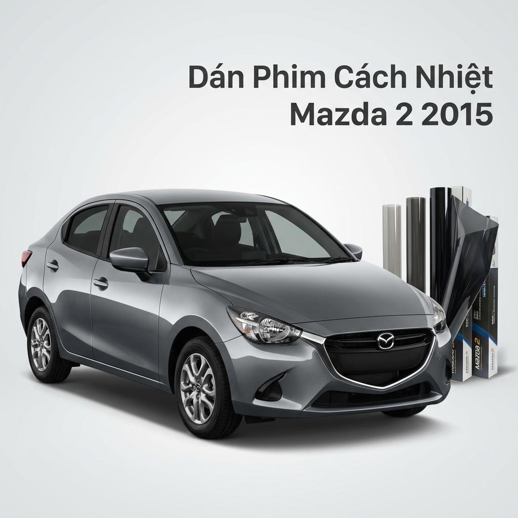 Dán Phim Cách Nhiệt Mazda 2 2015 Chính Hãng Giá Tốt Tại TPHCM chính hãng