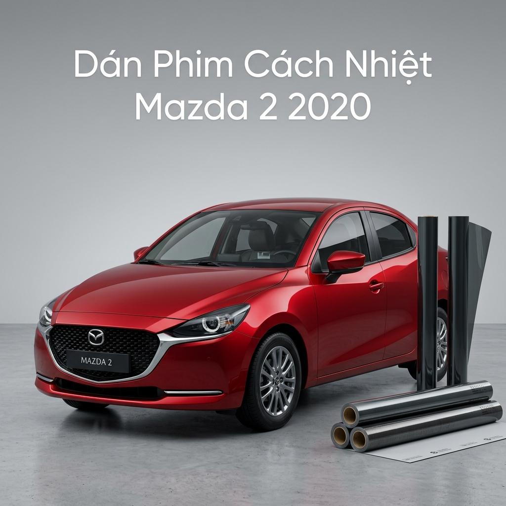 Dán Phim Cách Nhiệt Mazda 2 2020 Chính Hãng, Lắp Đặt Tận Nơi TPHCM chính hãng