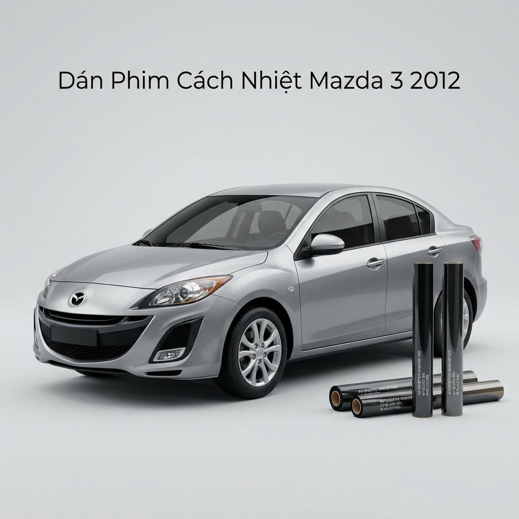Dán Phim Cách Nhiệt Mazda 3 2012 Giá Tốt Lắp Đặt Tận Nơi Uy Tín chính hãng