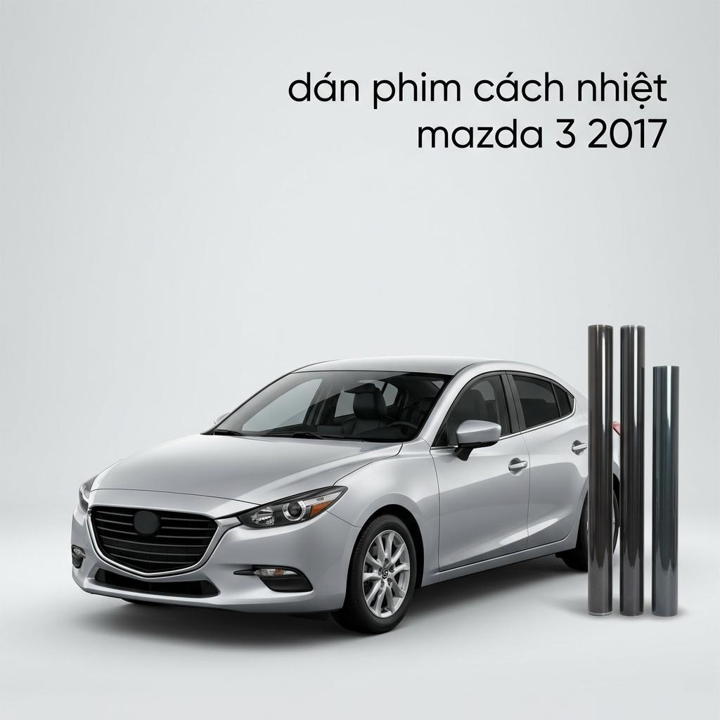 Dán Phim Cách Nhiệt Mazda 3 2017 Giá Tốt Lắp Đặt Tận Nơi Uy Tín chính hãng