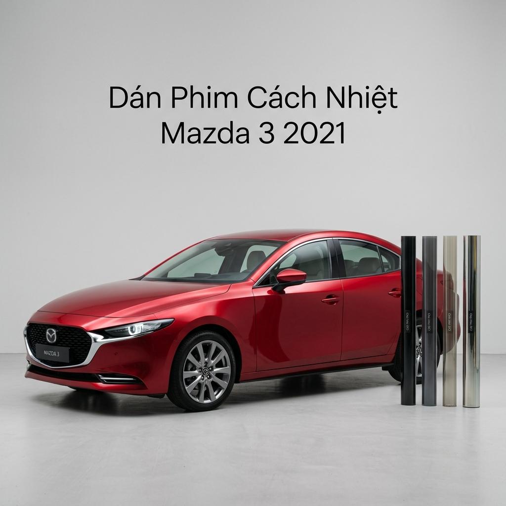 Dán Phim Cách Nhiệt Mazda 3 2021 Chính Hãng Uy Tín TPHCM chính hãng