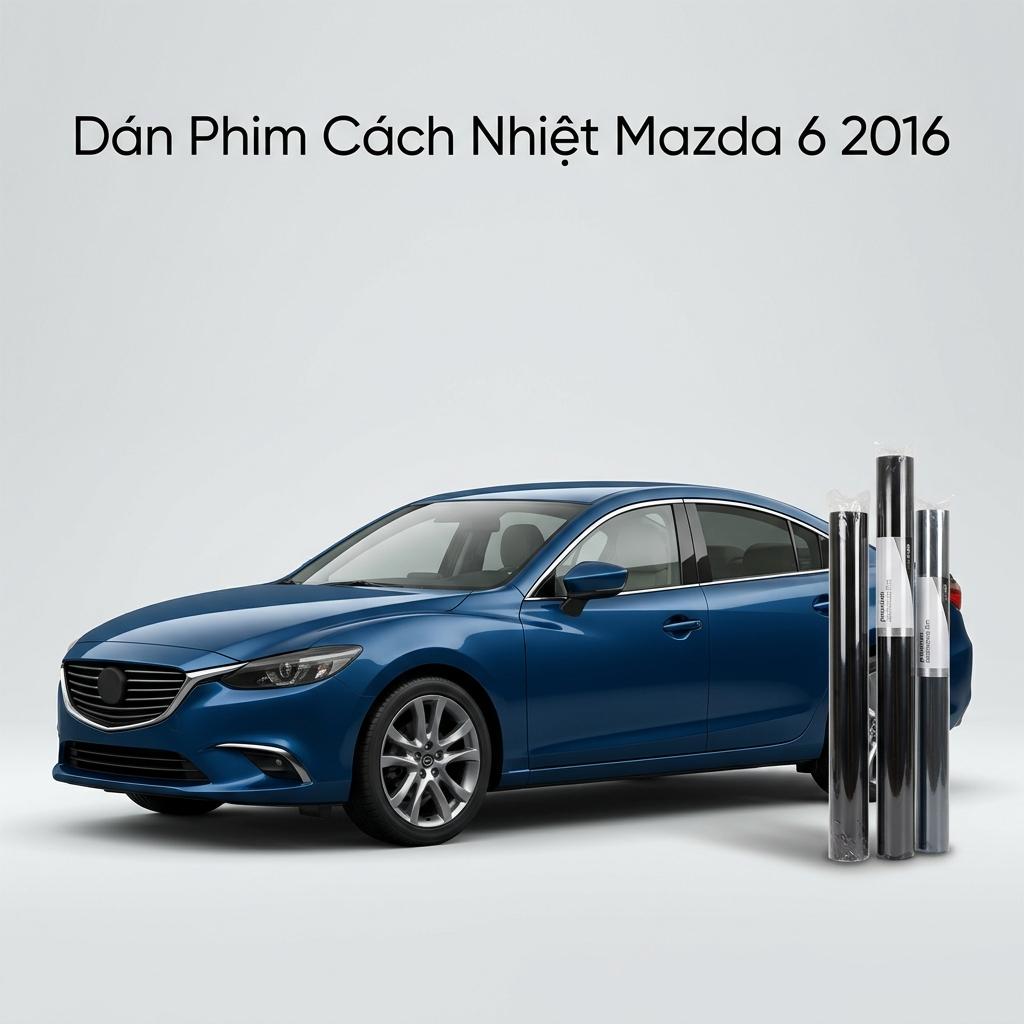 Dán Phim Cách Nhiệt Mazda 6 2016 Chính Hãng, Lắp Đặt Tận Nơi TPHCM chính hãng