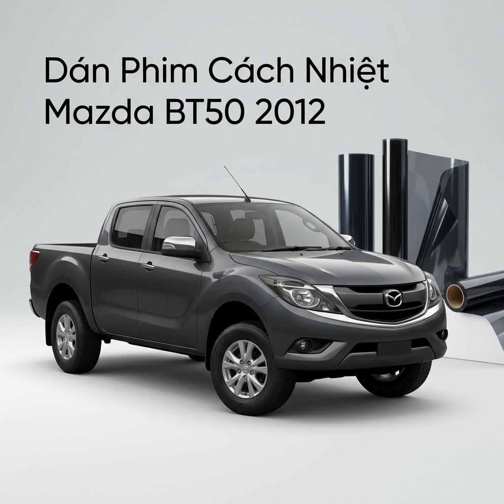 Dán Phim Cách Nhiệt Mazda BT50 2012 Thi Công Chuyên Nghiệp TPHCM chính hãng