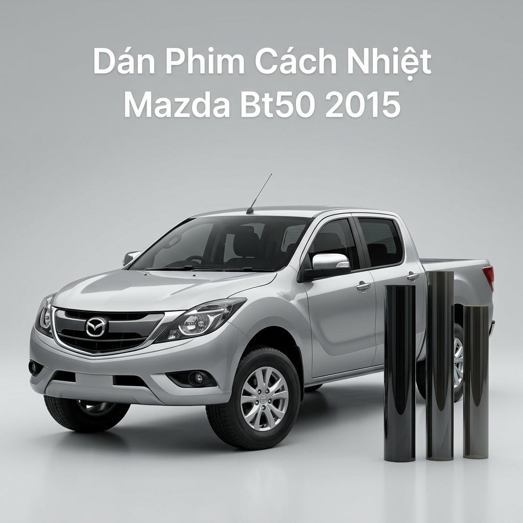 Dán Phim Cách Nhiệt Mazda BT50 2015 Chính Hãng - Lắp Đặt Tận Nơi TPHCM chính hãng