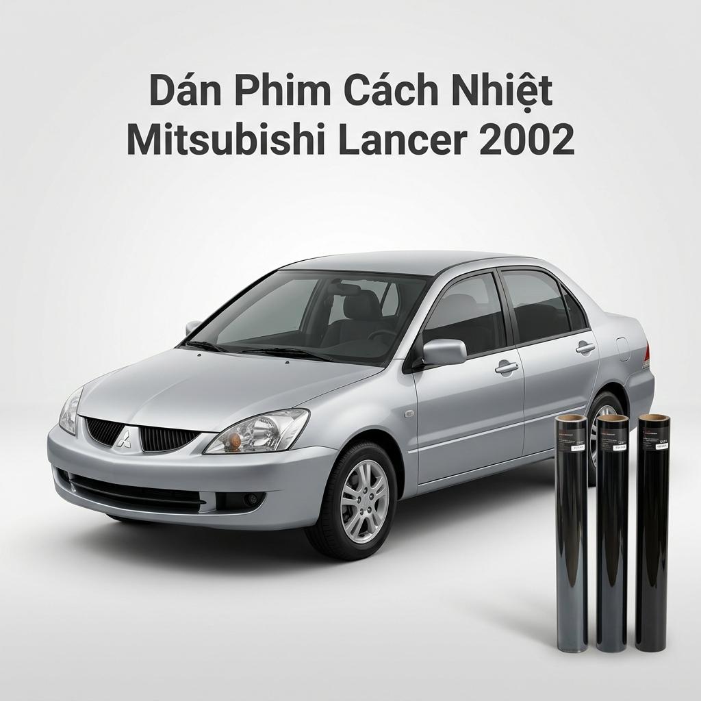 Dán Phim Cách Nhiệt Mitsubishi Lancer 2002 Chính Hãng Uy Tín TPHCM chính hãng