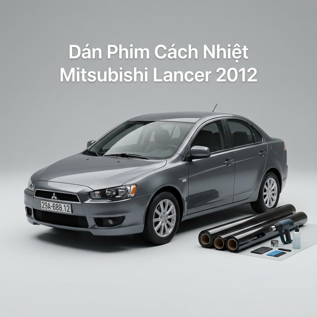 Dán Phim Cách Nhiệt Mitsubishi Lancer 2012 Chuyên Nghiệp Chính Hãng chính hãng
