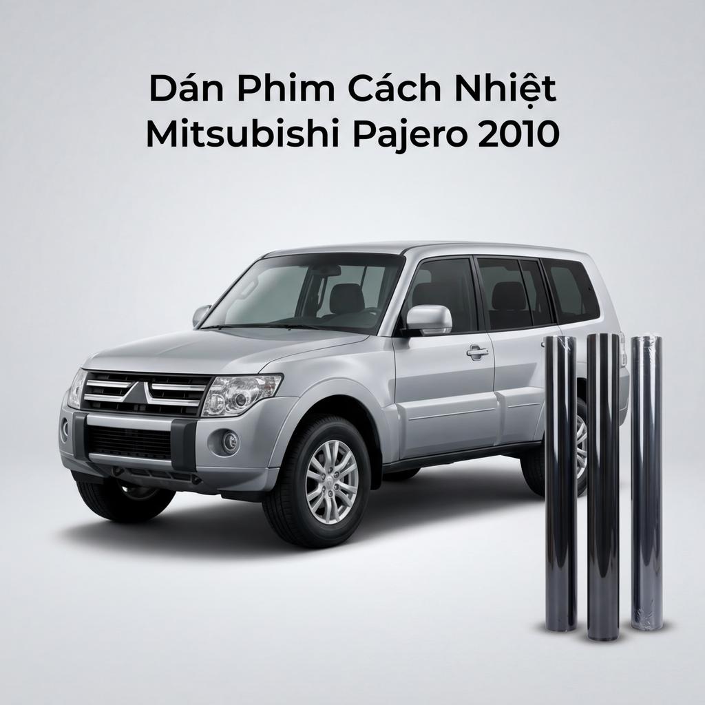 Dán Phim Cách Nhiệt Mitsubishi Pajero 2010 Chính Hãng Lắp Đặt Tận Nơi chính hãng
