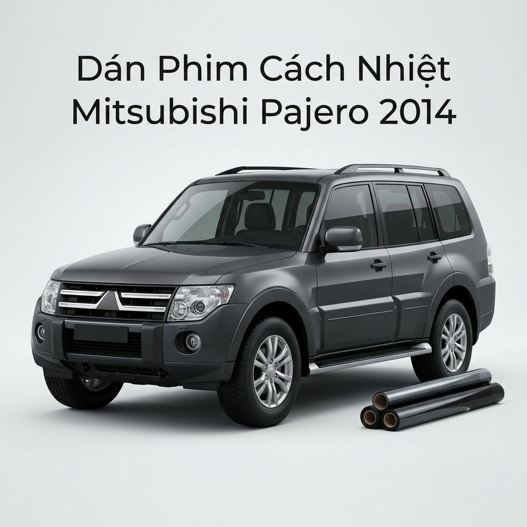 Dán Phim Cách Nhiệt Mitsubishi Pajero 2014 Uy Tín Chuyên Nghiệp chính hãng