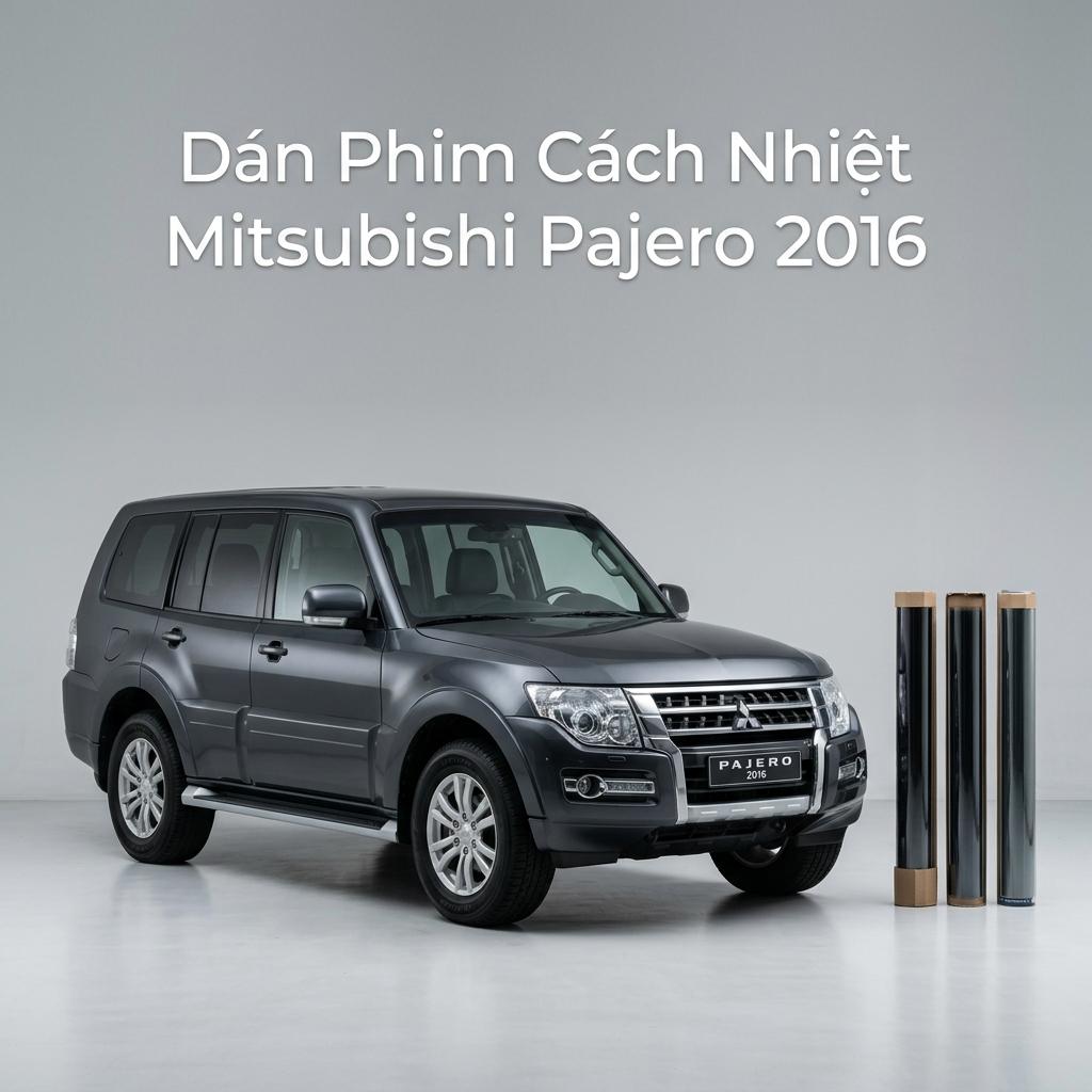 Dán Phim Cách Nhiệt Mitsubishi Pajero 2016 Chính Hãng Giá Tốt TPHCM chính hãng