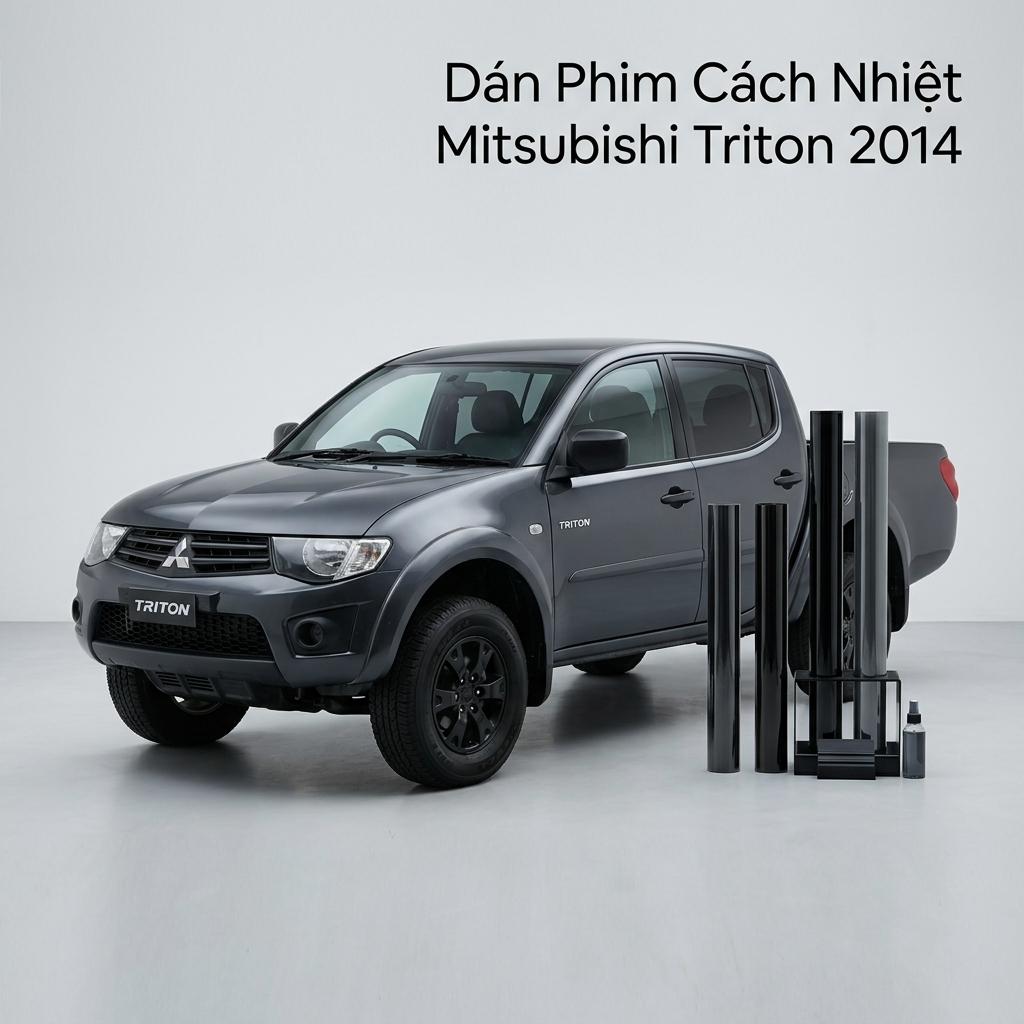 Dán Phim Cách Nhiệt Mitsubishi Triton 2014 Uy Tín Chuyên Nghiệp TPHCM chính hãng