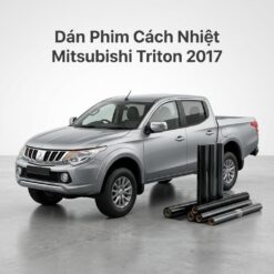 Dán Phim Cách Nhiệt Mitsubishi Triton 2017 Lắp Đặt Tận Nơi Uy Tín