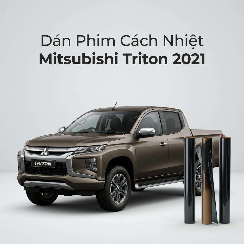 Dán Phim Cách Nhiệt Mitsubishi Triton 2021 Uy Tín Chuyên Nghiệp TPHCM chính hãng