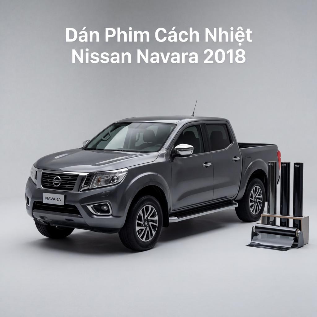 Dán Phim Cách Nhiệt Nissan Navara 2018 Lắp Đặt Tận Nơi Uy Tín TPHCM chính hãng
