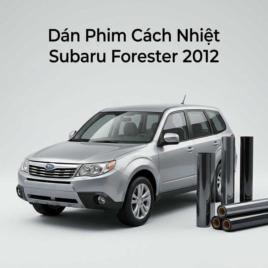 Dán Phim Cách Nhiệt Subaru Forester 2012 Chính Hãng Uy Tín TPHCM chính hãng