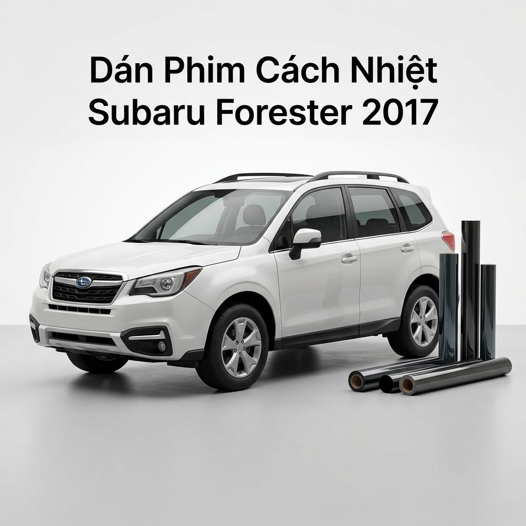 Dán Phim Cách Nhiệt Subaru Forester 2017 Giá Tốt Tại TPHCM chính hãng