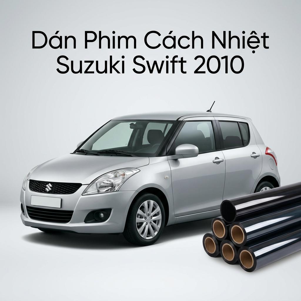 Dán Phim Cách Nhiệt Suzuki Swift 2010 Chính Hãng Uy Tín TPHCM chính hãng