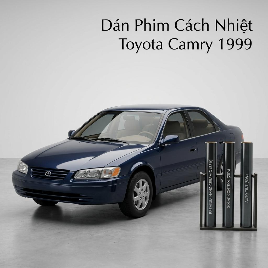 Dán Phim Cách Nhiệt Toyota Camry 1999 Uy Tín Chuyên Nghiệp TPHCM chính hãng