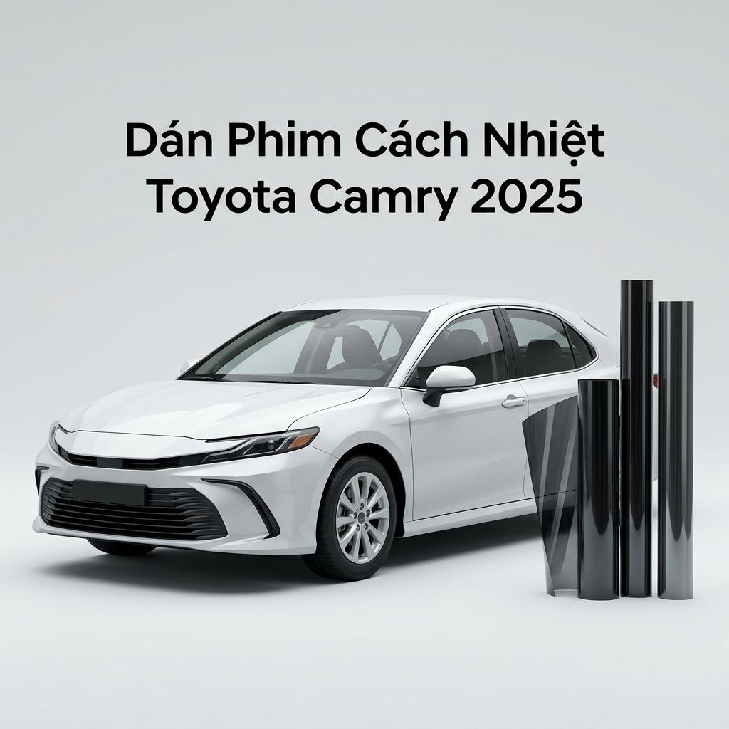 Dán Phim Cách Nhiệt Toyota Camry 2025 Giải Pháp Chống Nóng Cao Cấp chính hãng