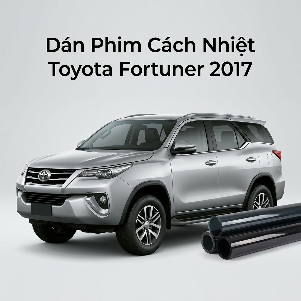 Dán Phim Cách Nhiệt Toyota Fortuner 2017 Chuyên Nghiệp Chính Hãng chính hãng