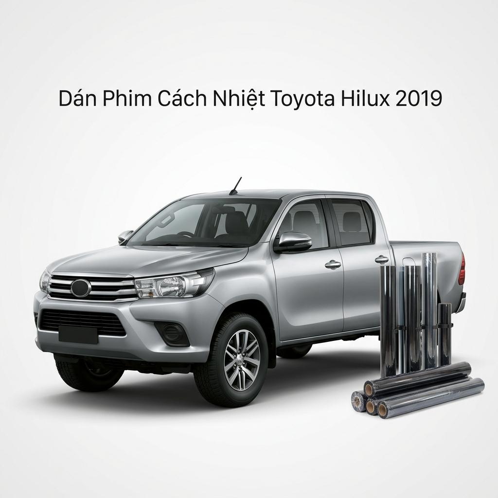 Dán Phim Cách Nhiệt Toyota Hilux 2019 Chuyên Nghiệp Lắp Đặt Tận Nơi chính hãng