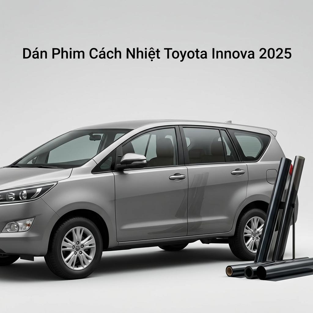 Dán Phim Cách Nhiệt Toyota Innova 2025 Chính Hãng Giá Tốt Tại TPHCM chính hãng