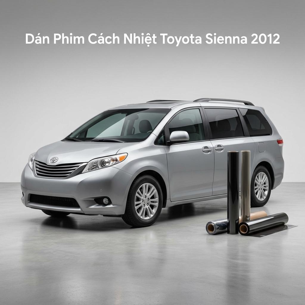 Dán Phim Cách Nhiệt Toyota Sienna 2012 Chính Hãng Uy Tín TPHCM chính hãng