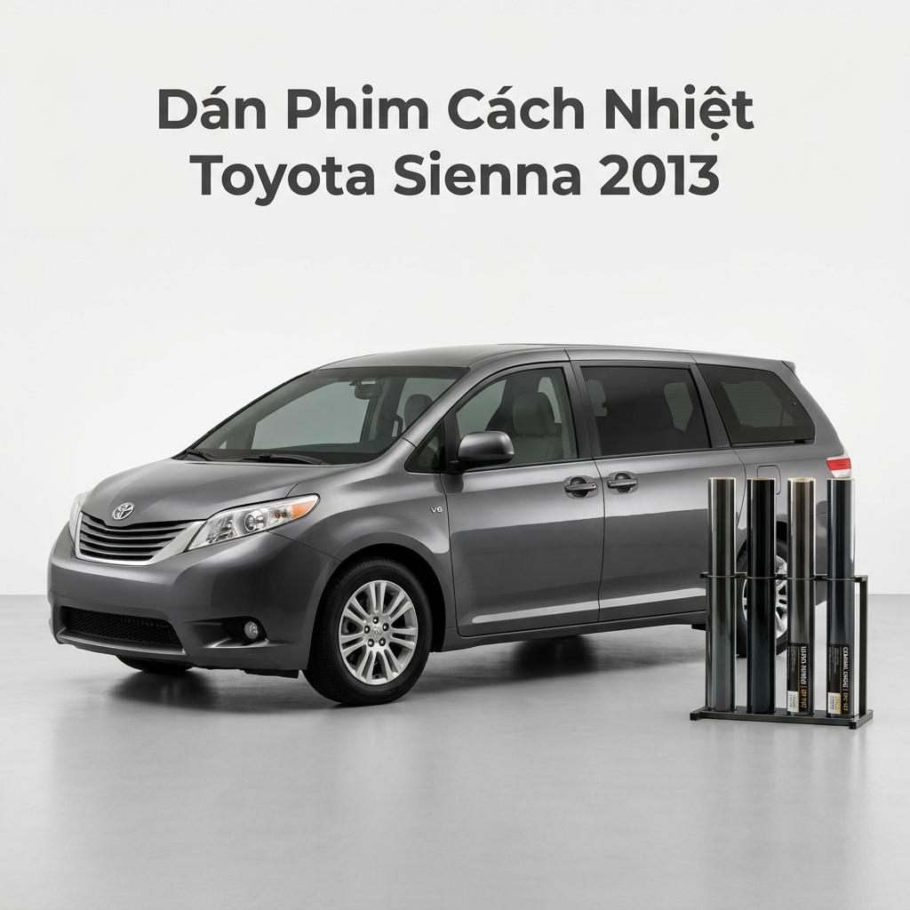 Dán Phim Cách Nhiệt Toyota Sienna 2013 Chính Hãng Giá Tốt TPHCM chính hãng