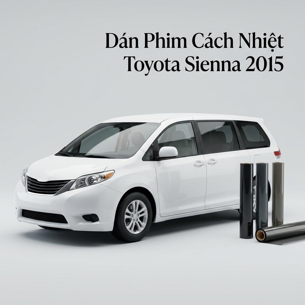 Dán Phim Cách Nhiệt Toyota Sienna 2015 Chính Hãng Chuyên Nghiệp TPHCM chính hãng