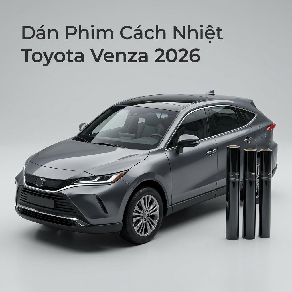 Dán Phim Cách Nhiệt Toyota Venza 2026 Lắp Đặt Tận Nơi Chuyên Nghiệp chính hãng