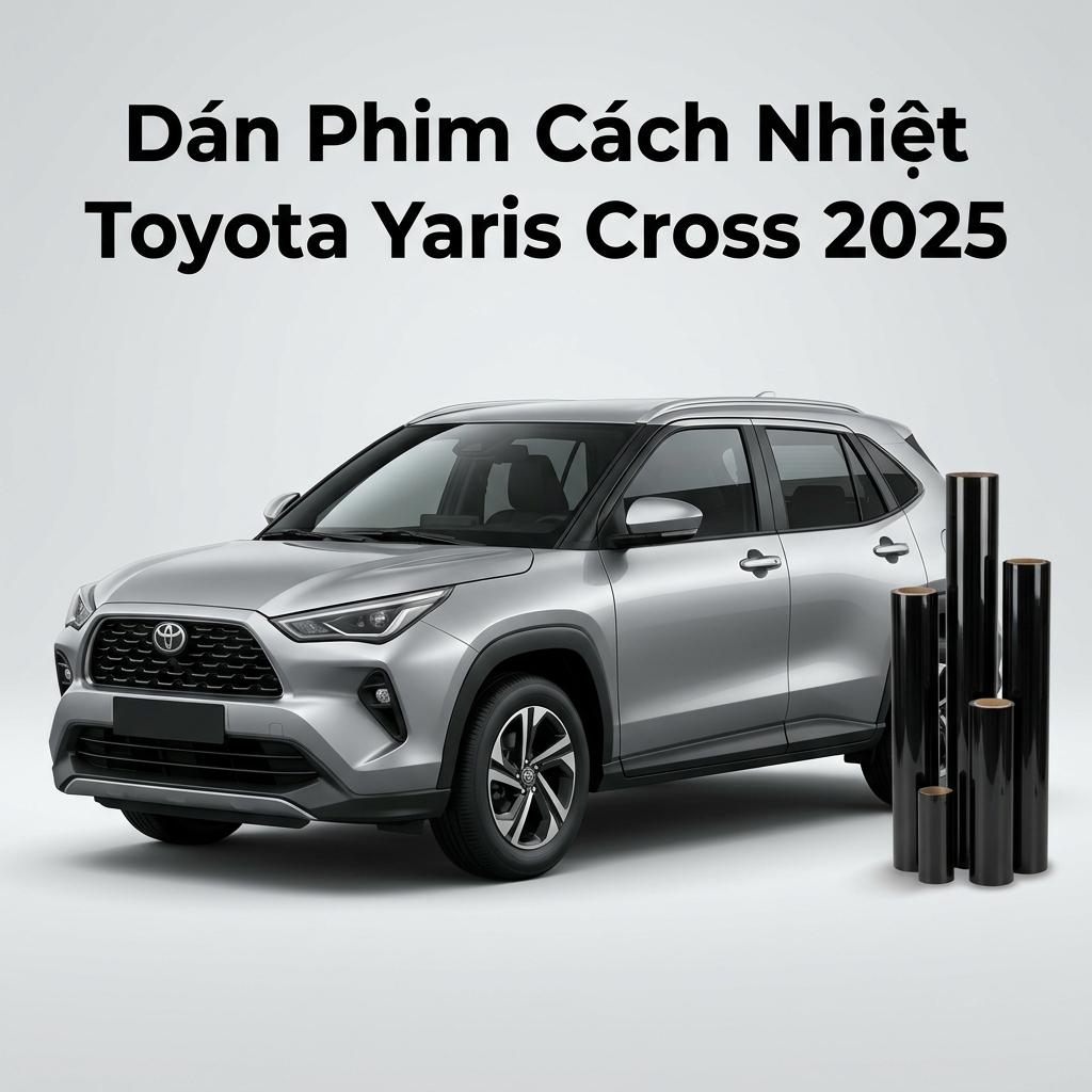 Dán Phim Cách Nhiệt Toyota Yaris Cross 2025 Chính Hãng Chuyên Nghiệp chính hãng