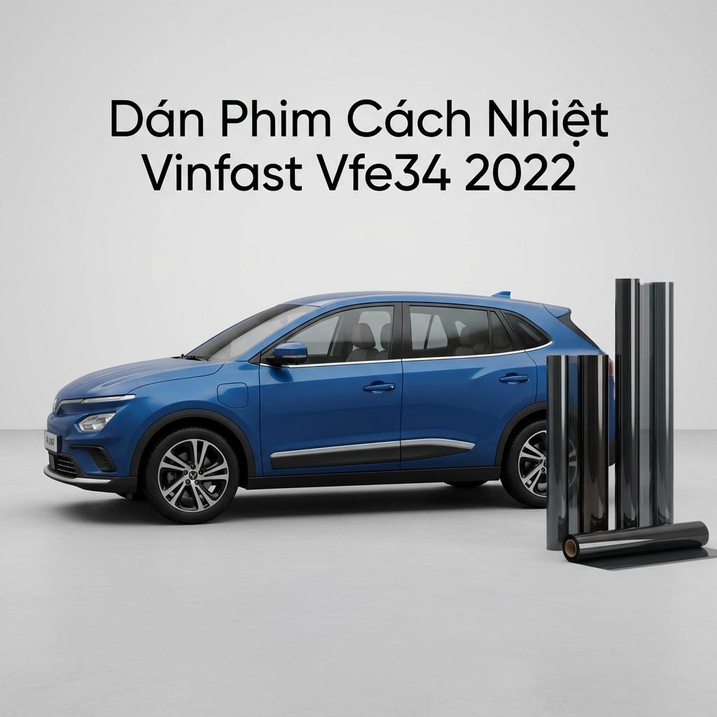 Dán Phim Cách Nhiệt Vinfast VFe34 2022 Cao Cấp Chính Hãng Tại TPHCM chính hãng