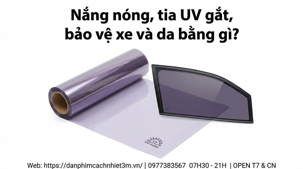 Nắng nóng, tia UV gắt, bảo vệ xe và da bằng gì?