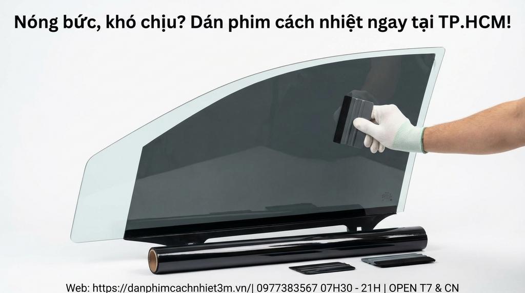 Nóng bức, khó chịu? Dán phim cách nhiệt ngay tại TP.HCM!