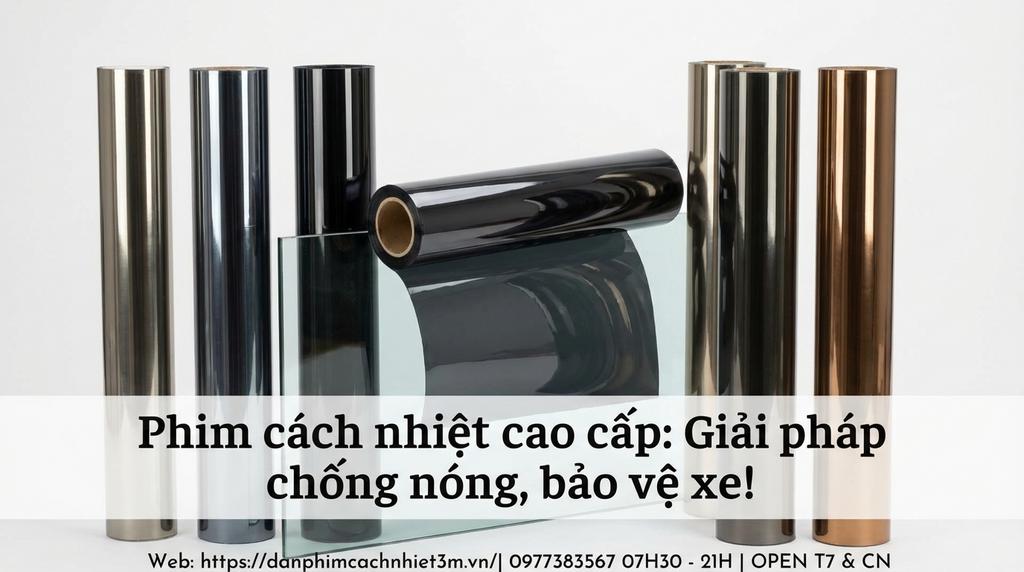 Phim cách nhiệt cao cấp: Giải pháp chống nóng, bảo vệ xe!
