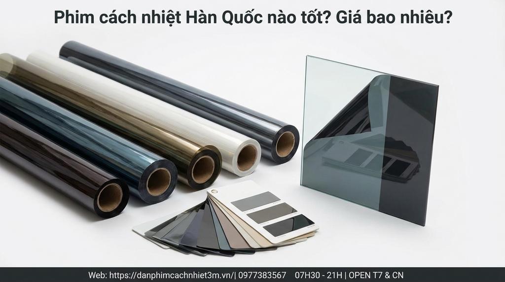 Phim cách nhiệt Hàn Quốc nào tốt? Giá bao nhiêu?